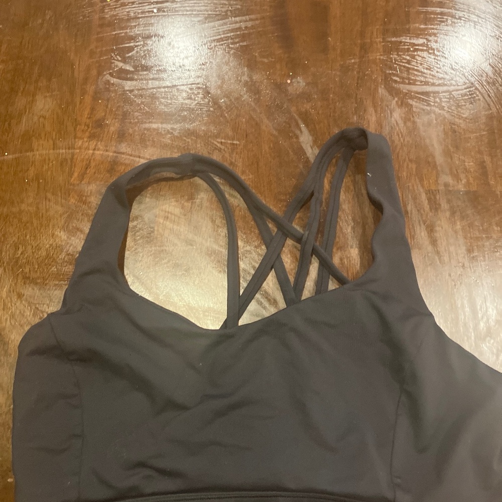 Lululemon black bra-excellent condition-size 12-large